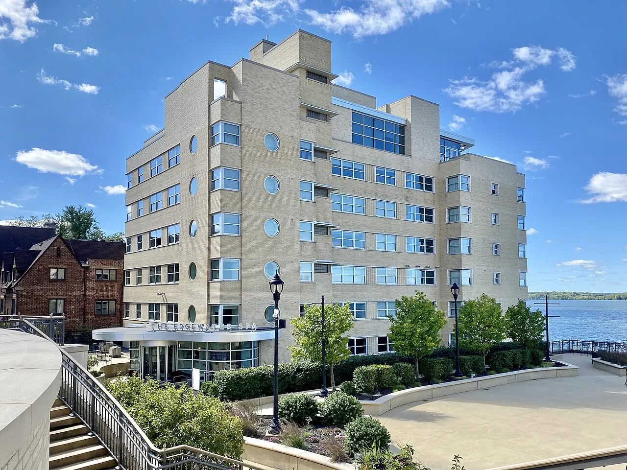 The Edgewater, Madison: Original Edgewater Hotel, Wisconsin Avenue, Mansion Hill, Madison, WI
